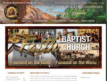 Tablet Screenshot of foundedonfaith.com